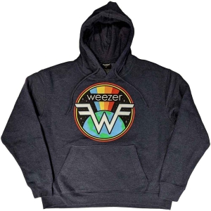 Weezer - Symbol Logo Uni Navy Hoodie  i gruppen MERCHANDISE / Hoodies / Pop-Rock hos Bengans Skivbutik AB (5555596r)