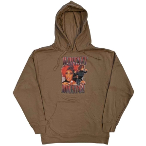 Whitney Houston - 90S Homage Uni Sand Hoodie  i gruppen MERCHANDISE / Hoodies / RnB-Soul hos Bengans Skivbutik AB (5555597r)