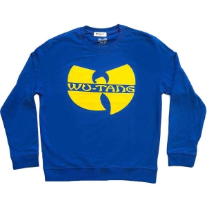 Wu-Tang Clan - Logo Uni Blue Sweatshirt  i gruppen MERCHANDISE / Hoodies / Hip Hop-Rap hos Bengans Skivbutik AB (5555605r)