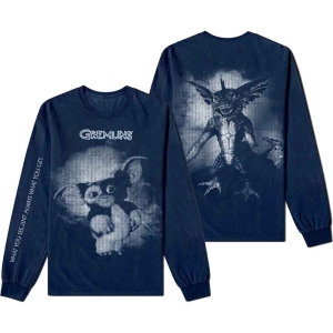 Warner Bros - Gremlins Graphic Uni Navy Longsleeve  i gruppen MERCHANDISE / T-shirt / Film-Musikal hos Bengans Skivbutik AB (5555673r)