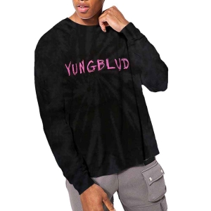 Yungblud - Scratch Logo Bl Dip-Dye Longsleeve i gruppen MERCHANDISE / T-shirt / Pop-Rock hos Bengans Skivbutik AB (5555682r)