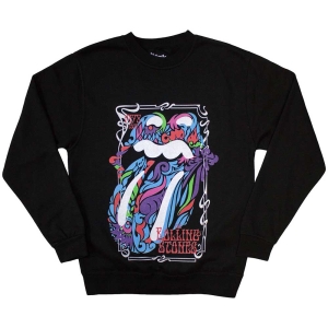 Rolling Stones  - Colour Swirls Bl Sweatshirt i gruppen VI TIPSAR / Nyinkommet Merch / Juni hos Bengans Skivbutik AB (5556048r)