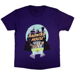 Scooby Doo - Haunted House Purple T-Shirt i gruppen VI TIPSAR / Nyinkommet Merch / Juni hos Bengans Skivbutik AB (5556049r)