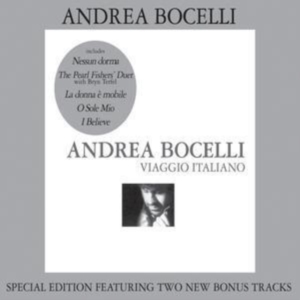 Andrea Bocelli  - Viaggio Italiano i gruppen Minishops / Andrea Bocelli hos Bengans Skivbutik AB (5556105)