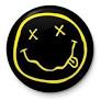 Nirvana  - Smiley Pin Badge i gruppen MERCHANDISE / Merch / Pop-Rock hos Bengans Skivbutik AB (5556244)