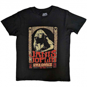Janis Joplin - Vintage Poster Uni Bl T-Shirt i gruppen ÖVRIGT / Övrigt / aub hos Bengans Skivbutik AB (5556713r)