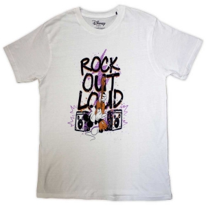 Disney Mickey Mouse - Rock Out Loud Uni Wht T-Shirt i gruppen MERCHANDISE / T-shirt / Film-Musikal hos Bengans Skivbutik AB (5557026r)