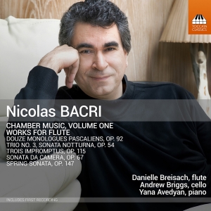 Danielle Breisach - Nicolas Bacri: Chamber Music, Vol. i gruppen VI TIPSAR / Fredagsreleaser / Fredag den 2:e augusti hos Bengans Skivbutik AB (5557033)