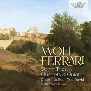 Quartetto Eos Trio David - Wolf-Ferrari: String Trios, Quartet i gruppen CD / Kommande / Klassiskt hos Bengans Skivbutik AB (5557089)