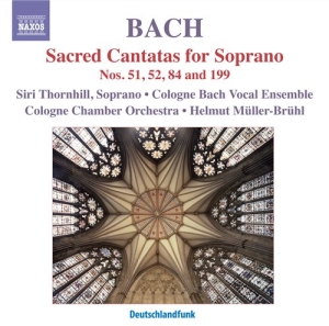 Bach - Sacred Cantatas For Soprano i gruppen Externt_Lager / Naxoslager hos Bengans Skivbutik AB (555782)