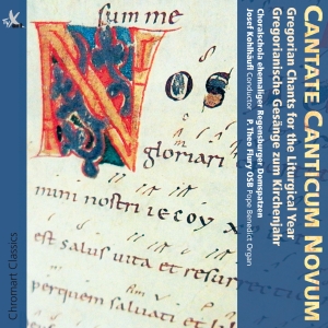 Choralschola Regensburger Domspatze - Cantate Canticum Novum - Gregoriani i gruppen CD / Klassiskt hos Bengans Skivbutik AB (5557830)