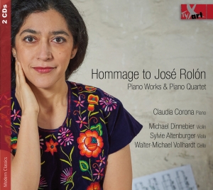 Claudia Corona - Hommage To José Rolón - Piano Works i gruppen CD / Klassiskt hos Bengans Skivbutik AB (5557849)