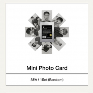 Bts - Monochrome Mini Photo Card i gruppen MERCHANDISE / Merch / K-Pop hos Bengans Skivbutik AB (5557941)