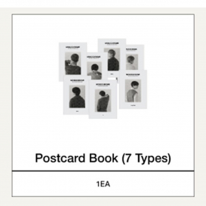 Bts - Monochrome Postcard Book (7 Types) i gruppen MERCHANDISE / Merch / K-Pop hos Bengans Skivbutik AB (5557943)