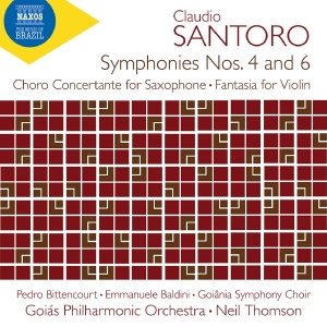 Goias Philharmonic Orchestra Neil - Claudio Santoro: Symphony No. 4 & 6 i gruppen CD / Kommande / Klassiskt hos Bengans Skivbutik AB (5558393)