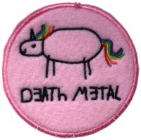 Death Metal - Patch Death Metal Unicorn Light Pin i gruppen VI TIPSAR / Fredagsreleaser / Fredag den 26:e Juli 2024 hos Bengans Skivbutik AB (5558765)