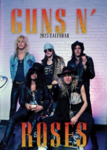 Guns N' Roses - 2025 Calendar i gruppen VI TIPSAR / Fredagsreleaser / Fredag den 16:e augusti hos Bengans Skivbutik AB (5560285)