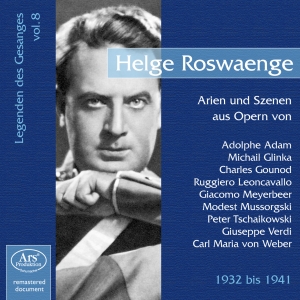 Adam/Glinka/Gounod/Leoncavallo/Meye - Vocal Recital Helge Roswaenge i gruppen CD / Klassiskt hos Bengans Skivbutik AB (5560707)