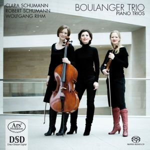 Schumann Clara & Robert/Rihm - Schumann/Rihm - Piano Trios i gruppen MUSIK / SACD / Klassiskt hos Bengans Skivbutik AB (5560756)