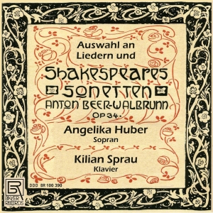 Anton Beer-Walbrunn - Anton Beer-Walbrunn - Shakespeare-S i gruppen CD / Klassiskt hos Bengans Skivbutik AB (5561489)