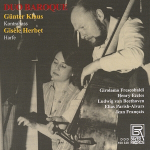 Frescobaldi/Eccles/Beethoven/Parish - Works For Double Bass & Harp i gruppen CD / Klassiskt hos Bengans Skivbutik AB (5562279)