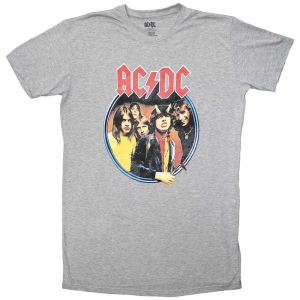 Ac/Dc - Highway To Hell Circle Lady Grey T-Shirt i gruppen MERCHANDISE / T-shirt / Hårdrock hos Bengans Skivbutik AB (5562461r)