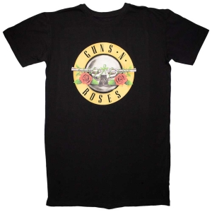 Guns N Roses - Classic Logo Lady Bl T-Shirt i gruppen MERCHANDISE / T-shirt / Hårdrock hos Bengans Skivbutik AB (5562464r)