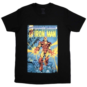 Marvel - Invincible Iron Man Cover Bl T-Shirt i gruppen MERCHANDISE / T-shirt / Film-Musikal hos Bengans Skivbutik AB (5562550r)