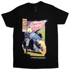 Marvel - Ghost Rider Spirit Reborn Cover Bl T-Shi i gruppen MERCHANDISE / T-shirt / Film-Musikal hos Bengans Skivbutik AB (5562551r)