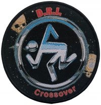 D.R.I. - Patch Crossover Black Border (9,3 C i gruppen MERCHANDISE / Accessoarer / Nyheter / Hårdrock hos Bengans Skivbutik AB (5562686)