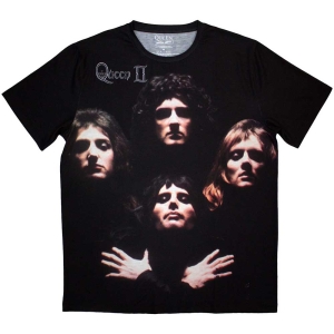 Queen - Bo Rhap Classic Bl Sublim T-Shirt i gruppen MERCHANDISE / T-shirt / Pop-Rock hos Bengans Skivbutik AB (5562798r)