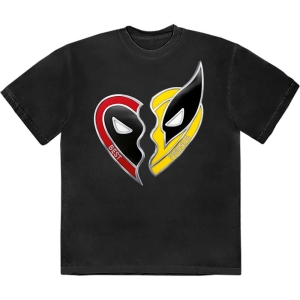 Marvel - Deadpool Best Friends Bl T-Shirt i gruppen MERCHANDISE / T-shirt / Film-Musikal hos Bengans Skivbutik AB (5562861r)