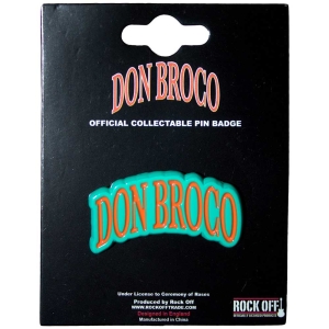 Don Broco - Orange Logo Pin Badge i gruppen MERCHANDISE / Merch / Hårdrock hos Bengans Skivbutik AB (5562874)