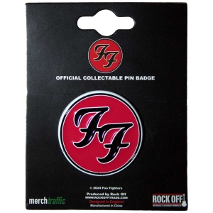 Foo Fighters - Ff Logo Pin Badge i gruppen MERCHANDISE / Merch / Pop-Rock hos Bengans Skivbutik AB (5562878)