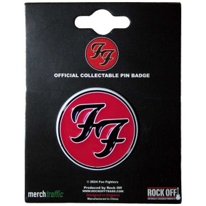 Foo Fighters - Ff Logo Pin Badge i gruppen MERCHANDISE / Pin-Button Badge / Pop-Rock hos Bengans Skivbutik AB (5562878)