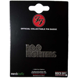Foo Fighters - Stacked Logo Pin Badge i gruppen MERCHANDISE / Pin-Button Badge / Pop-Rock hos Bengans Skivbutik AB (5562879)
