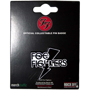 Foo Fighters - Flash Logo Pin Badge i gruppen MERCHANDISE / Merch / Pop-Rock hos Bengans Skivbutik AB (5562880)