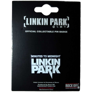 Linkin Park - Minutes To Midnight Pin Badge i gruppen MERCHANDISE / Merch / Hårdrock hos Bengans Skivbutik AB (5562884)