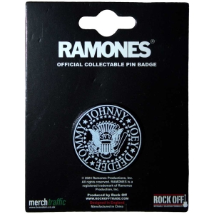 Ramones - Presidential Seal Emblem Pin Badge i gruppen MERCHANDISE / Pin-Button Badge / Punk hos Bengans Skivbutik AB (5562898)
