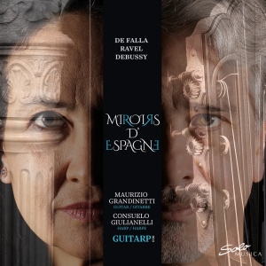 Guitarp Duo - Debussy, Falla & Ravel: Miroirs DâE i gruppen CD / Kommande / Klassiskt hos Bengans Skivbutik AB (5562945)