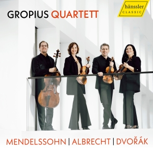 Gropius Quartett - Mendelssohn, Albrecht & Dvorak i gruppen VI TIPSAR / Fredagsreleaser / Fredag den 4:e oktober 2024 hos Bengans Skivbutik AB (5562952)