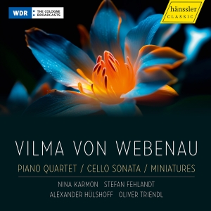  Vilma Von Webenau - Piano Quartet Cello Sonata Miniat i gruppen CD / Kommande / Klassiskt hos Bengans Skivbutik AB (5562954)