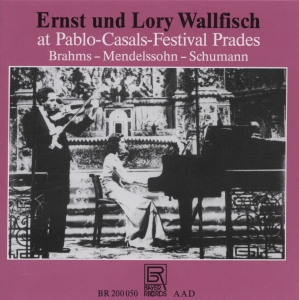 Brahms/Mendelssohn/Schumann - Duo Wallfisch At Prades Festival i gruppen CD / Klassiskt hos Bengans Skivbutik AB (5563009)