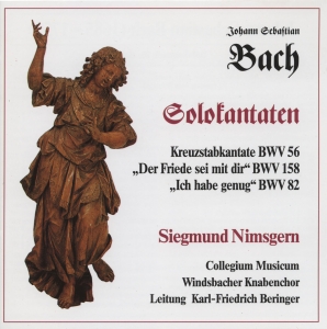 Bach Johann Sebastian - Johann Sebastian Bach - Solo Cantat i gruppen CD / Klassiskt hos Bengans Skivbutik AB (5563035)