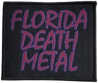 Florida Death Metal - Patch Florida Death Metal  (8,5 X i gruppen MERCHANDISE / Accessoarer / Nyheter / Hårdrock hos Bengans Skivbutik AB (5563250)