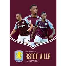 Aston Villa Fc  - 2025 A3 Calendar  i gruppen VI TIPSAR / Fredagsreleaser / Fredag den 1:a november 2024 hos Bengans Skivbutik AB (5563799)