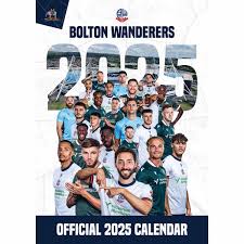 Bolton Wanderers Fc - 2025 A3 Calendar  i gruppen VI TIPSAR / Fredagsreleaser / Fredag den 1:a november 2024 hos Bengans Skivbutik AB (5563802)