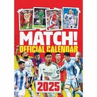 Match! Football (Magazine)  - 2025 A3 Calendar  i gruppen MERCHANDISE / Merch / Nyheter / Sport hos Bengans Skivbutik AB (5563811)