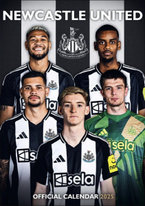 Newcastle United Fc - 2025 A3 Calendar  i gruppen MERCHANDISE / Merch / Nyheter / Sport hos Bengans Skivbutik AB (5563812)