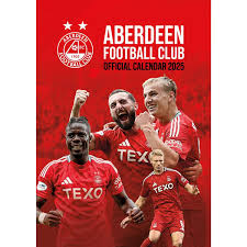 Aberdeen Fc  - 2025 A3 Calendar  i gruppen VI TIPSAR / Fredagsreleaser / Fredag den 1:a november 2024 hos Bengans Skivbutik AB (5563820)